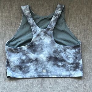 ATHLETA conscious crop marble tie dye size small